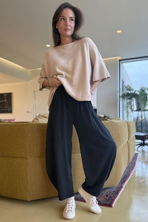 Lagen Classic Barrel Pant Black ~